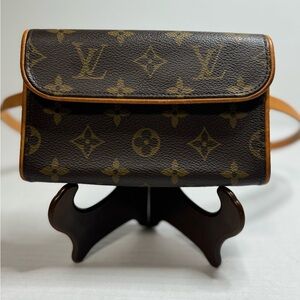 LOUIS VUITTON POCHETTE FLORENTINE BUM BAG XS MONOGRAM